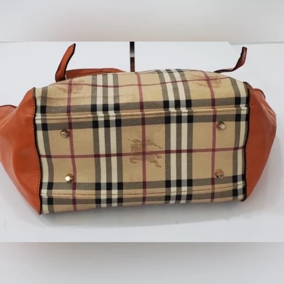 BURBERRY CANTERBURY HORSEFERRY CHECK TOTE